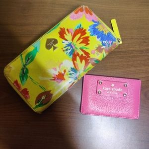 Kate spade women's wallet with extra graham wellesley slim card